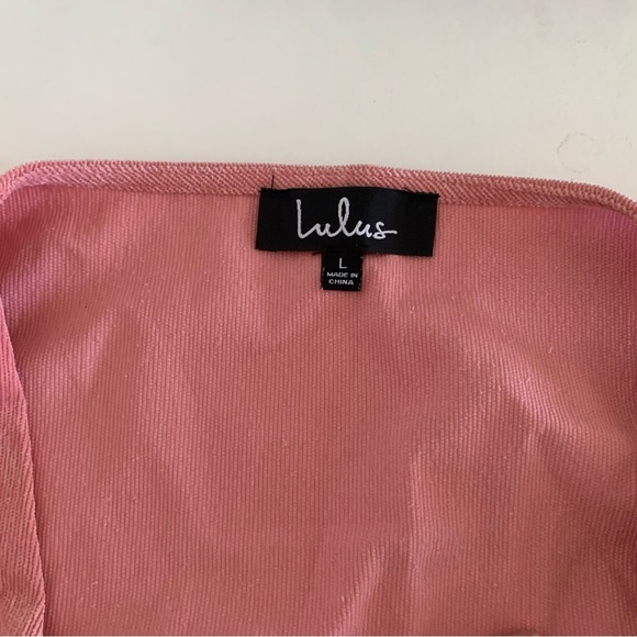 Lulu’s Pink Button Dress - Picture 3 of 3